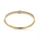 PULSEIRA BRACELETE ABSOLUTO CONFORTO FIO PAVÊ EM OURO 18K COM DIAMANTES 0,42CT