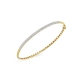 PULSEIRA BRACELETE FIO PAVÊ EM OURO 18K COM DIAMANTES 18CM