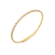 PULSEIRA BRACELETE RIVIERA EM OURO 18K COM DIAMANTES 0,98CT