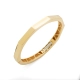 PULSEIRA BRACELETE SEXTAVADO EM OURO 18K