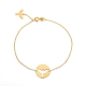 PULSEIRA ESPÍRITO SANTO EM OURO 18K 18CM
