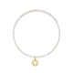 PULSEIRA MADREPÉROLA PLACA ESPÍRITO SANTO OURO 18K