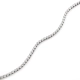 Pulseira Riviera Prata 925 Com Ródio e Moissanite 0,02ct