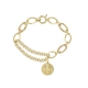 PULSEIRA SÃO BENTO EM OURO 18K 19CM