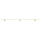 TORNOZELEIRA FLORES EM OURO 18K 24CM